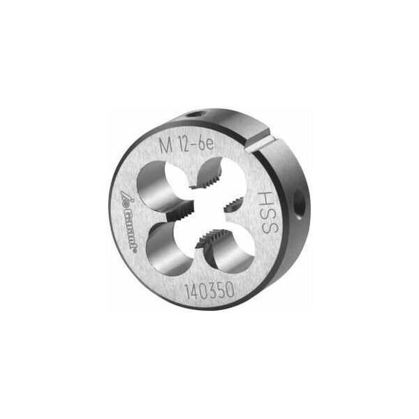 Garant M12X1.75 HSS Round Die, Closed/Pre-Slit Form 140350 M12 - main